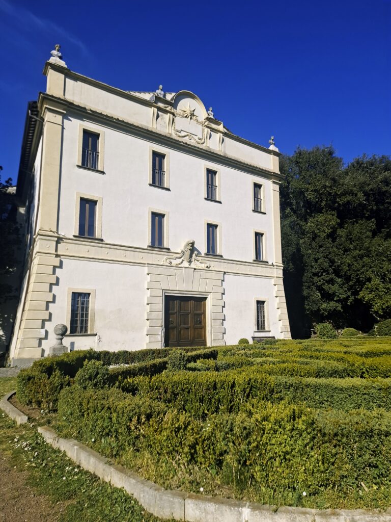 Historic villa in Tuscia, Italy, chosen as a destination wedding venue for its architecture, atmosphere and sense of place.